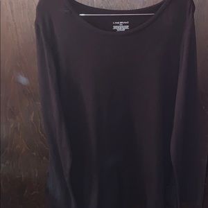 Long sleeve black shirt with ruffles